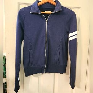 Hollister Zip-up Navy size Medium